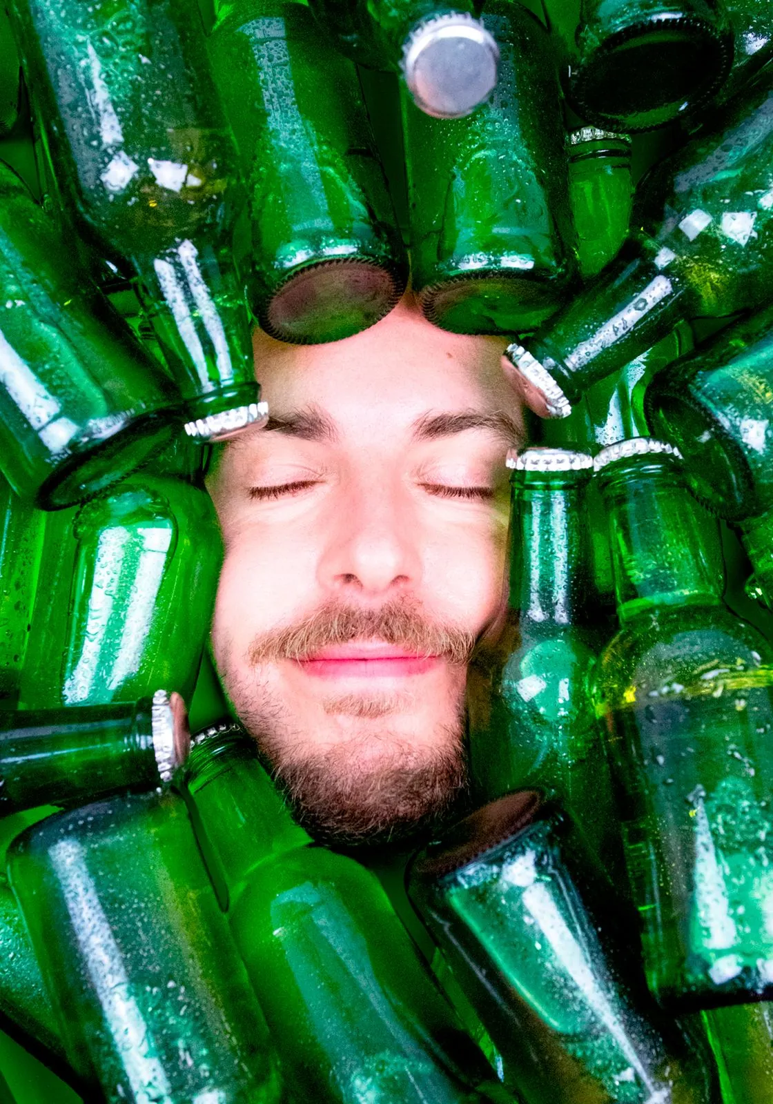 Caralaxia de botellas